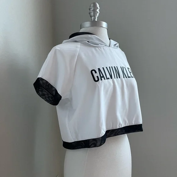 NWOT (New Without Tag) CALVIN KLEIN Hoodie / Crop Top - Picture 7 of 16